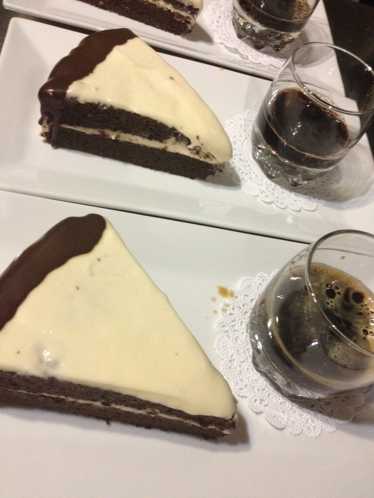 Fourth Course - Lion Stout Beer cake served with Lion Stout Beer